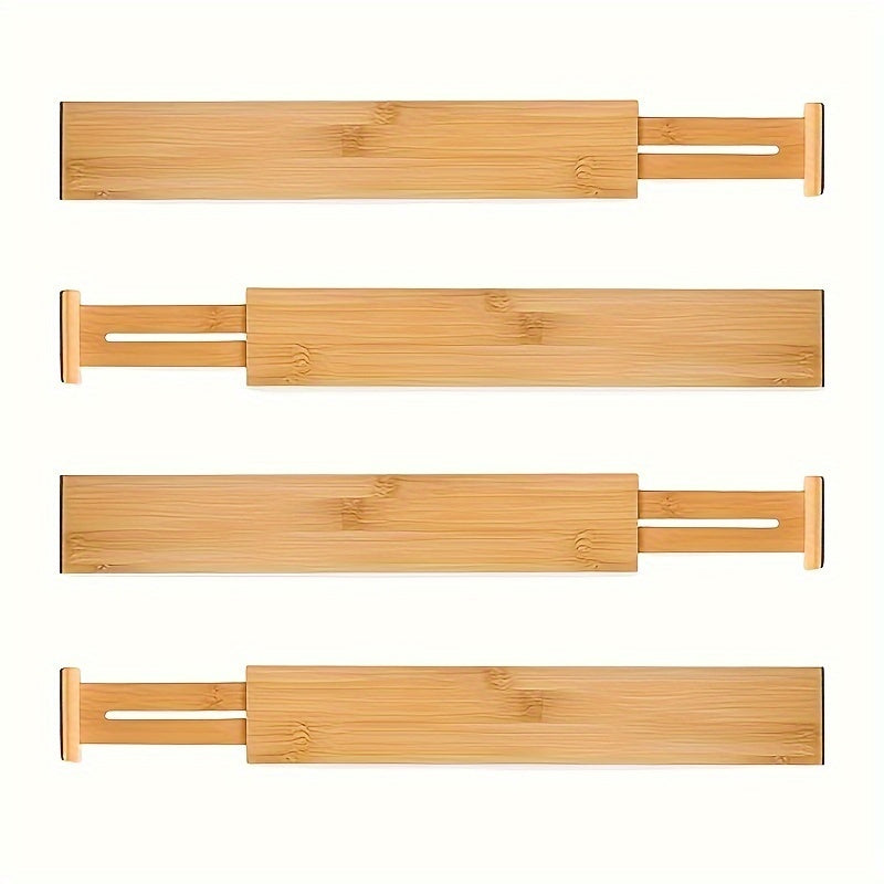 8pcs Bamboo Drawer Dividers