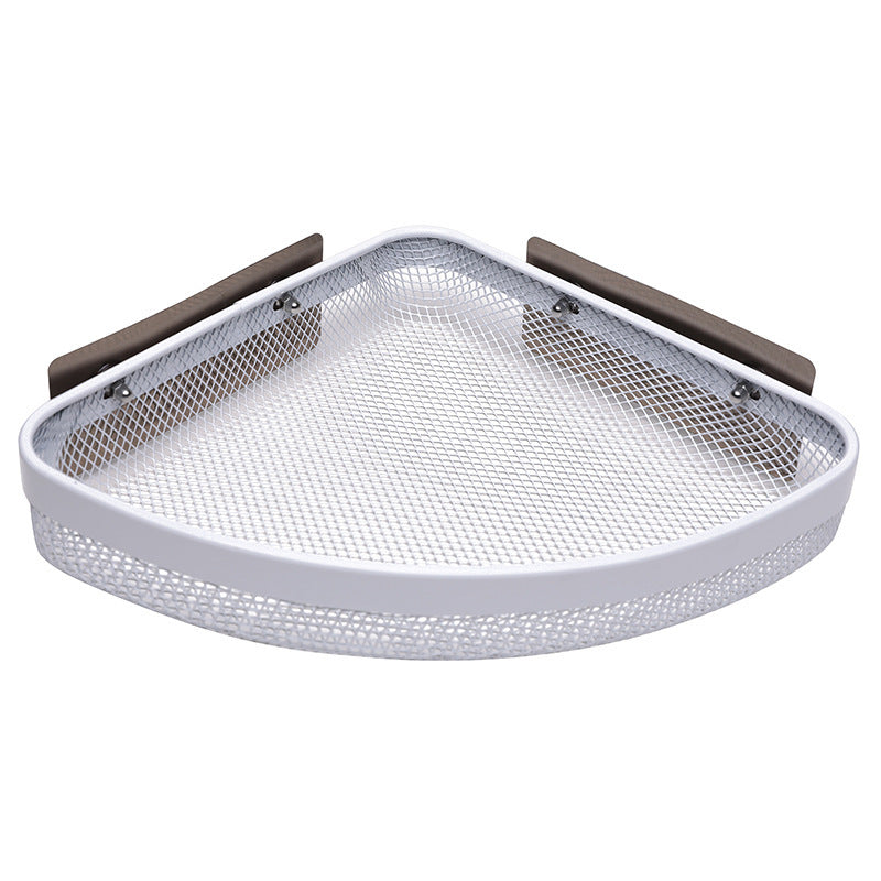 Rustproof Corner Shelf – Easy Install Stainless Steel Design