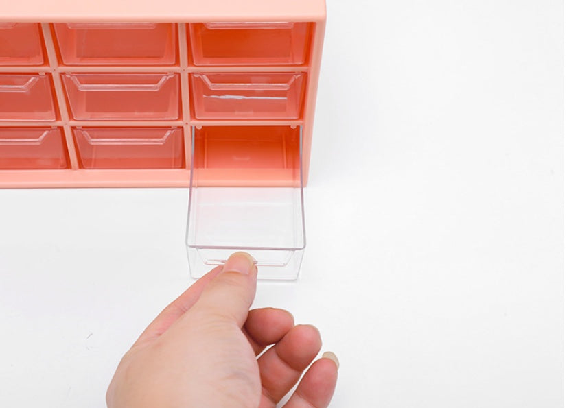 Clear Desk Organizer Box – Simple Storage for Office Items