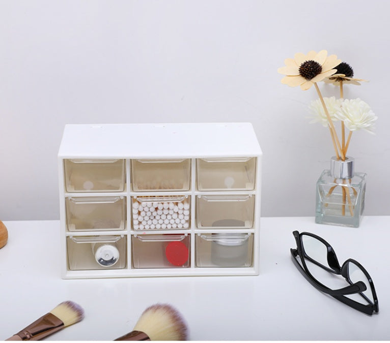 Clear Desk Organizer Box – Simple Storage for Office Items