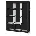 Portable Wardrobe Closet – Sleek Storage Solution in Black