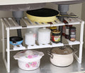 2-Tier Under Sink Shelf – Easy Adjustable Kitchen Storage