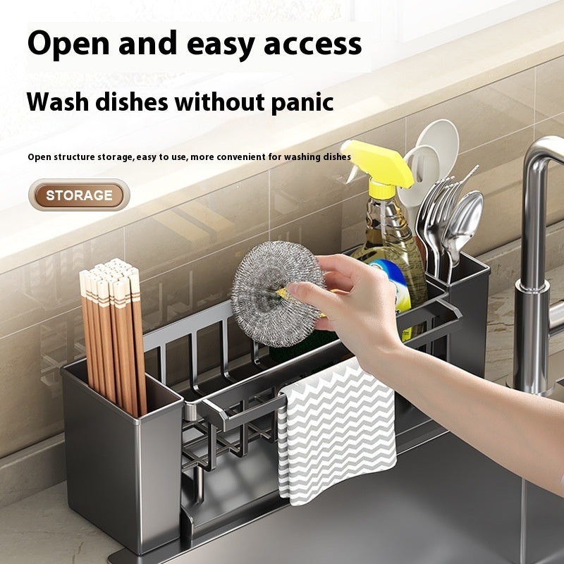 Multifunctional Sink Rack – Keep Sponges Dry and Organized