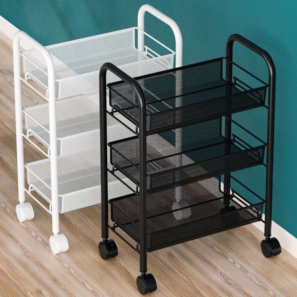 Rolling Kitchen Shelf – Multi-Tier Household Storage Rack