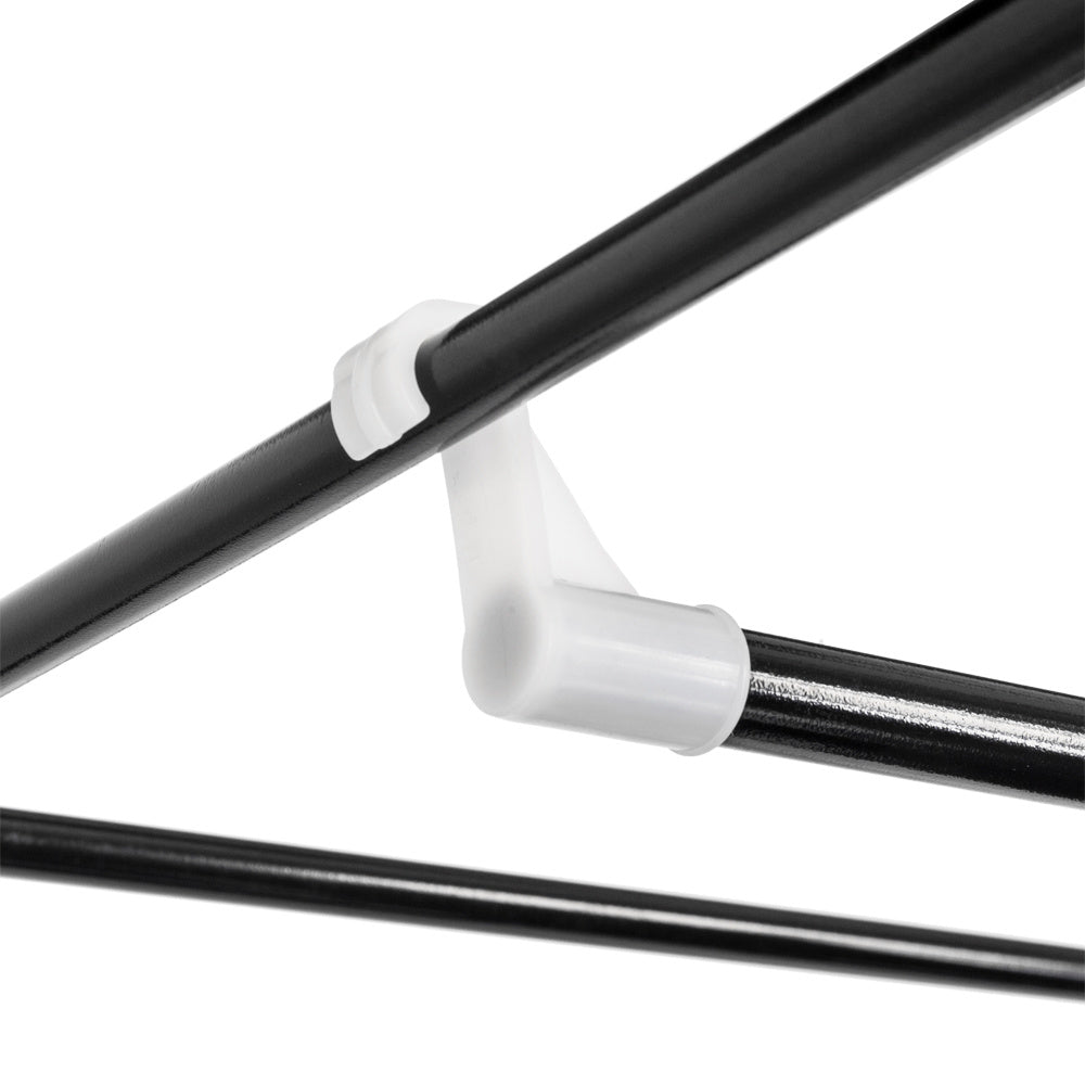 Portable Closet Wardrobe Clothes Rack Storage Organizer With Shelf Black