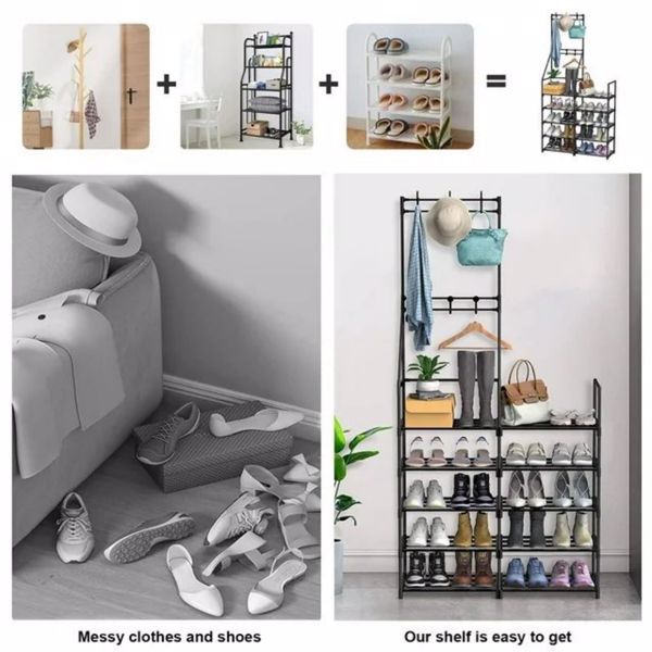 5-layer Shoe Rack, Shoe Storage Organizer