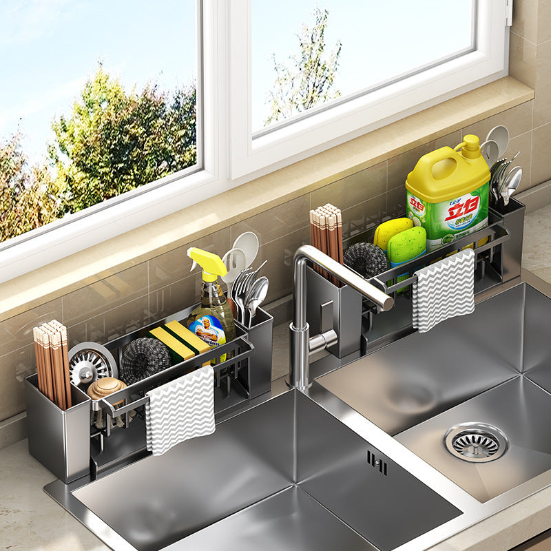 Multifunctional Sink Rack – Keep Sponges Dry and Organized