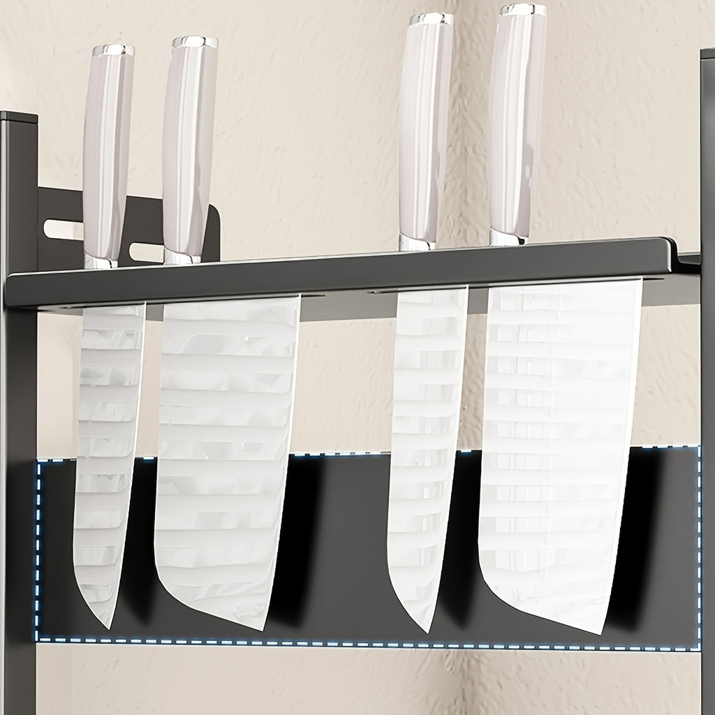Your Kitchen Organizer: Spice, Knife & Seasoning Rack Set
