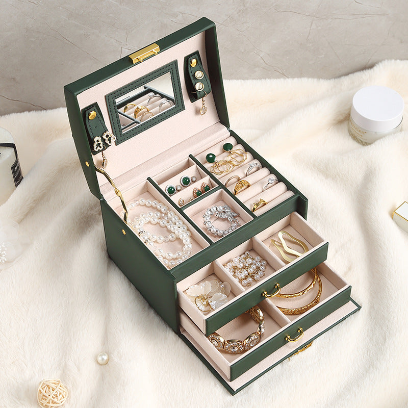 Jewelry Storage Drawer – Three-Tier Portable Organizer Box