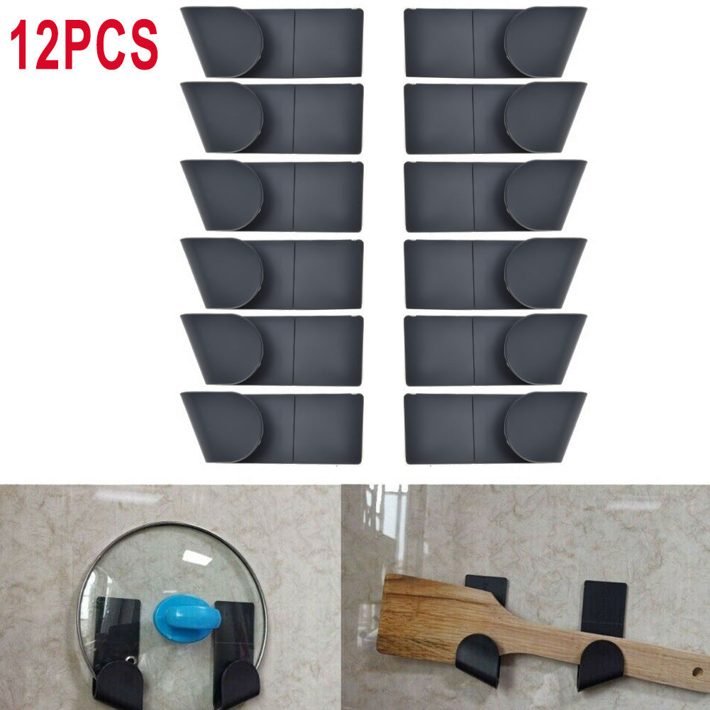 12-Piece Pot Lid Holder – No-Drill Wall Organizer