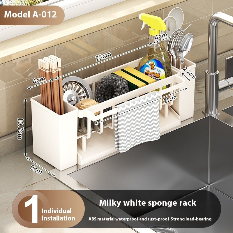 Multifunctional Sink Rack – Keep Sponges Dry and Organized