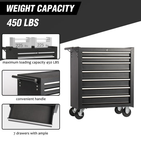Rolling Tool Chest – 7-Drawer Storage for Garage & Workshop