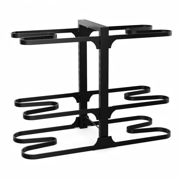 Pots And Pans Organizer, Adjustable 6-Tier Pots Organizer Rack For Cookware