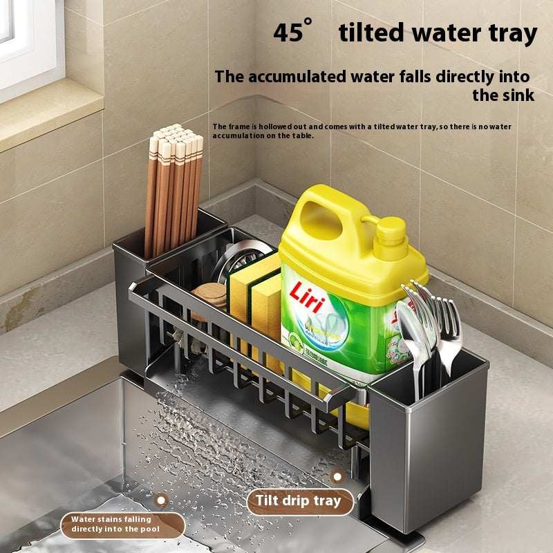 Multifunctional Sink Rack – Keep Sponges Dry and Organized