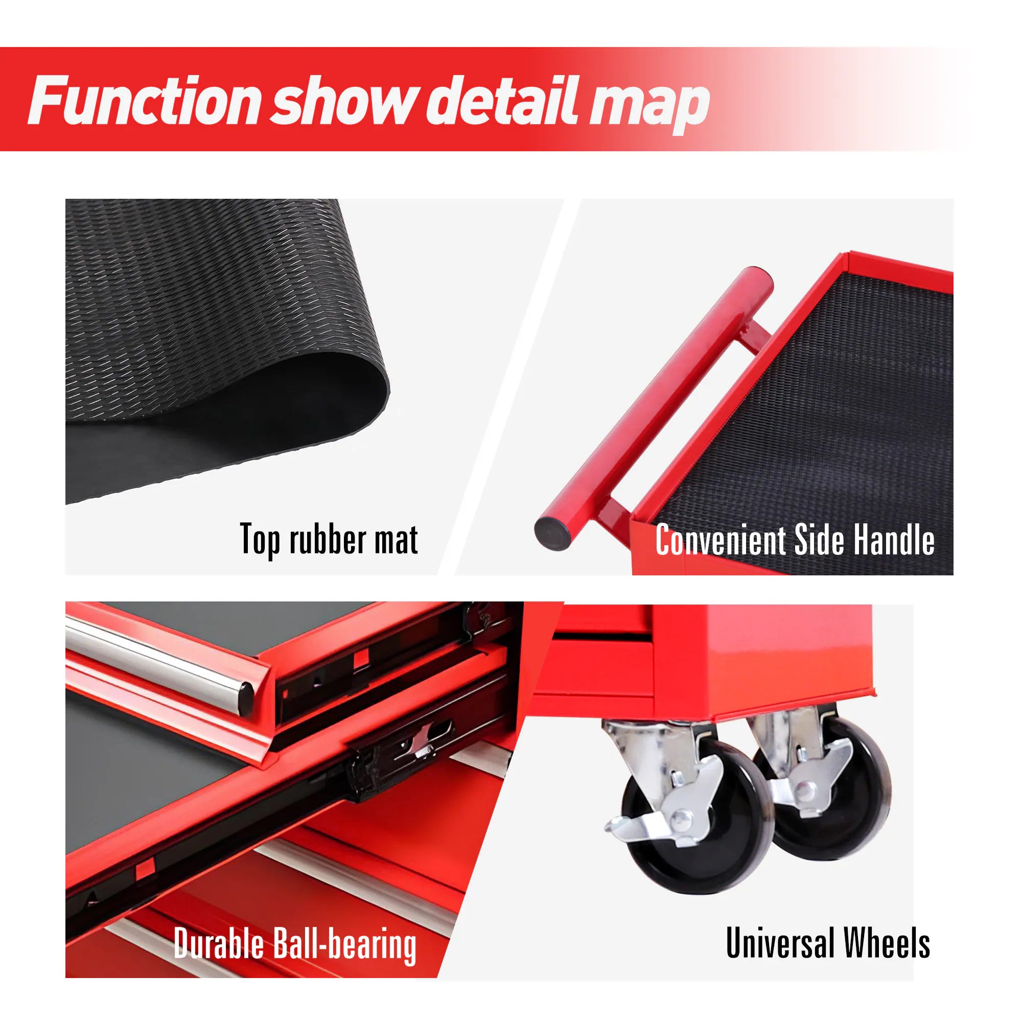 7-Drawer Tool Box on Wheels – Heavy-Duty Storage Cart